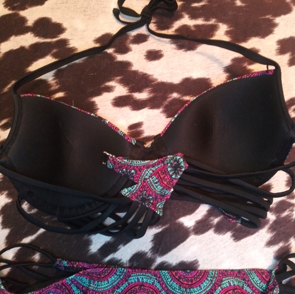 YMI Multicolored Womens Two Piece Bikini Bathing Suit - Picture 6 of 7